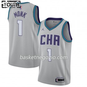 Canotte Bambino Charlotte Hornets Malik Monk 1 2019-20 Jordan Brand City Edition Swingman